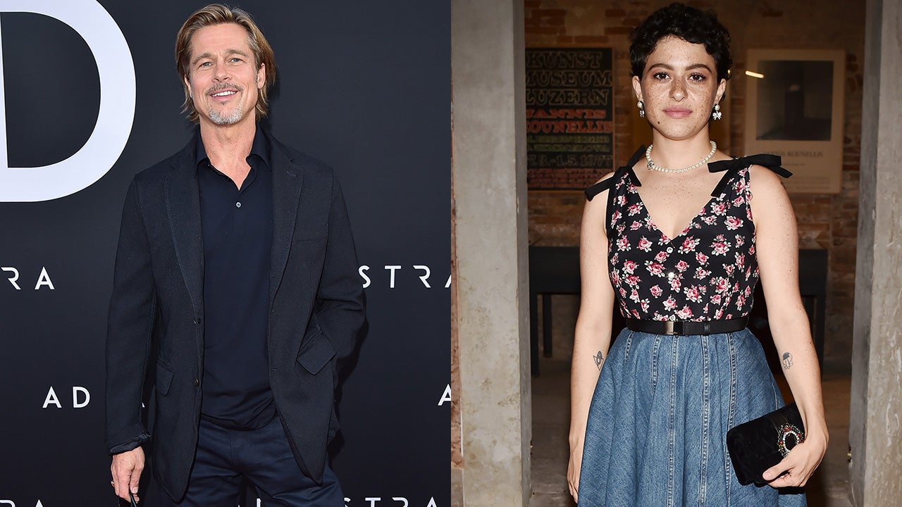 Brad Pitt and Alia Shawkat