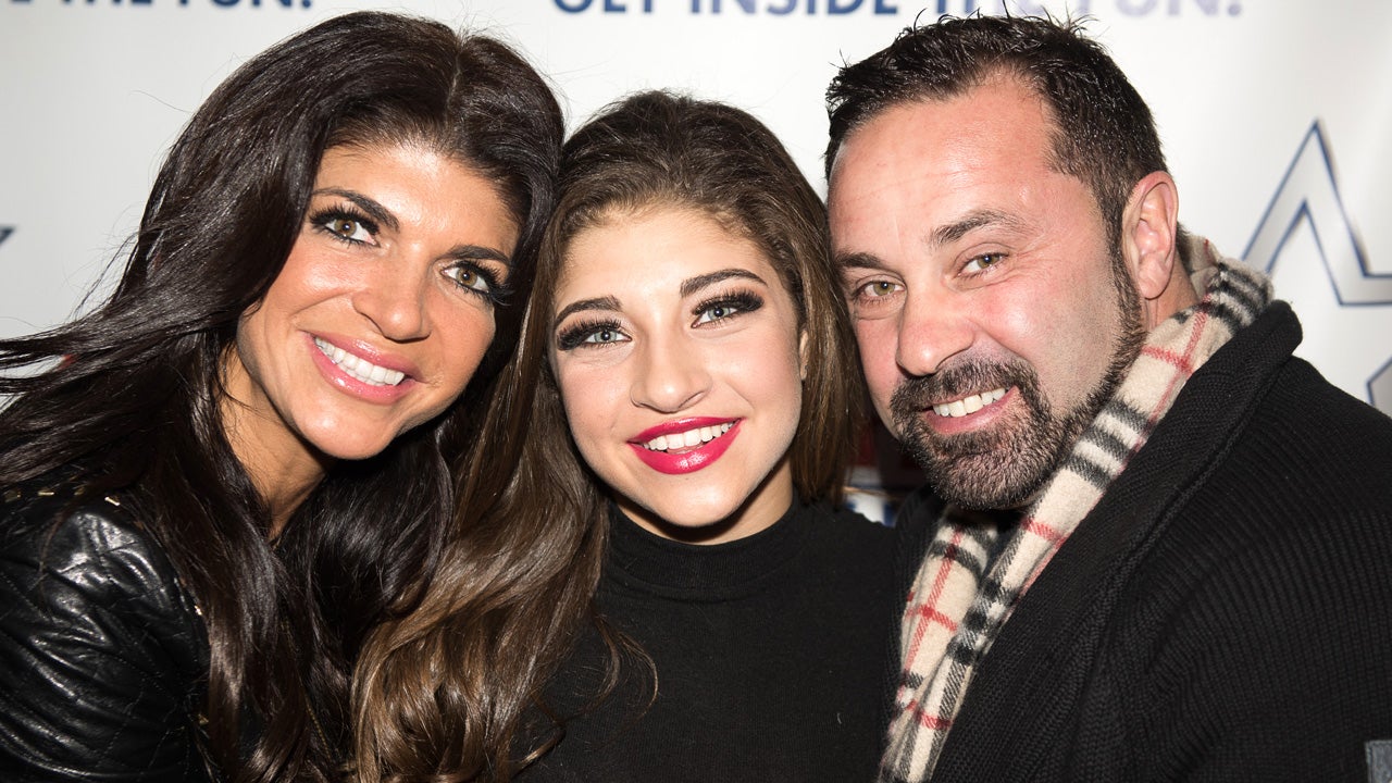 Teresa, Gia and Joe Giudice