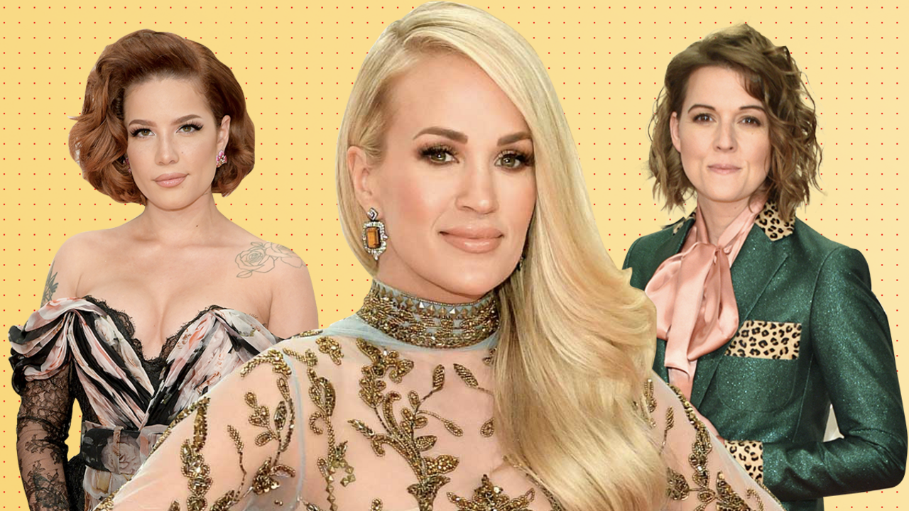 halsey, carrie underwood, brandi carlile - best dressed 2019 cma awards