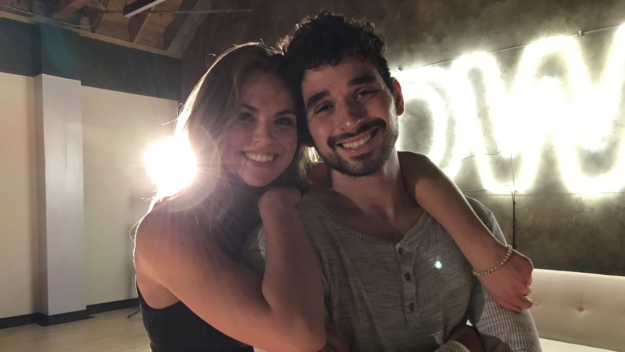 Alan Bersten and Hannah Brown