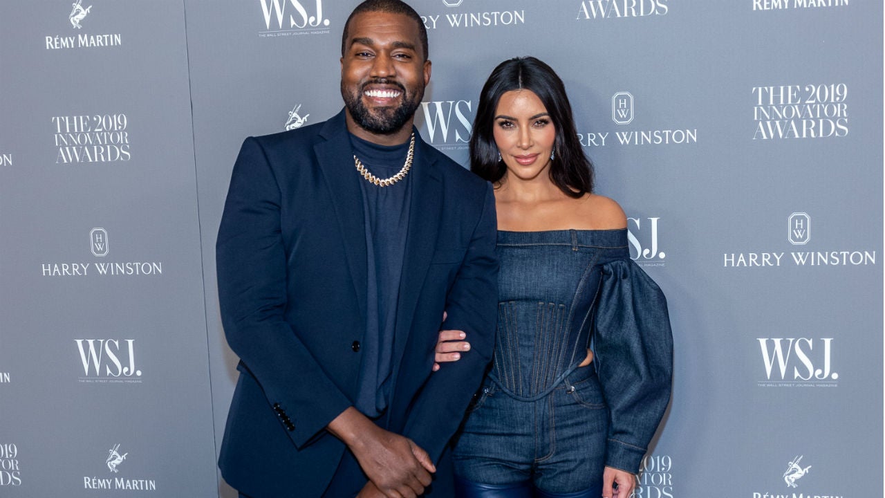 Kanye West and Kim Kardashian