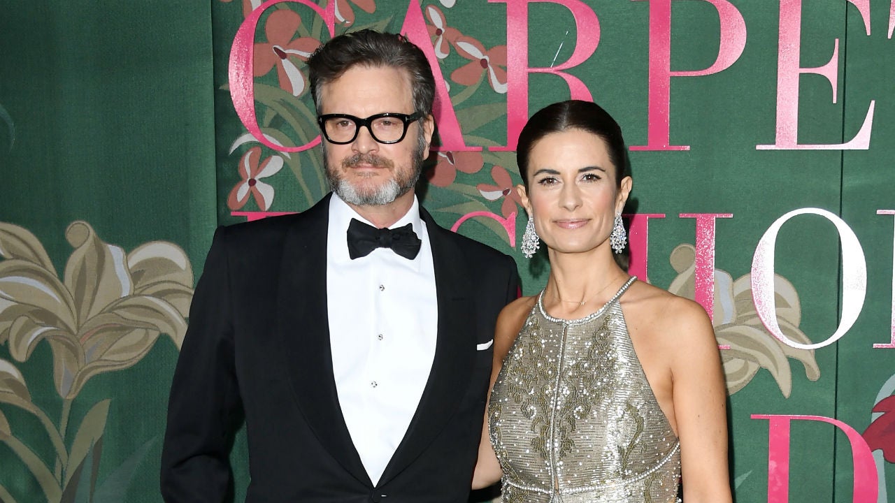 Colin Firth and Livia Giuggioli