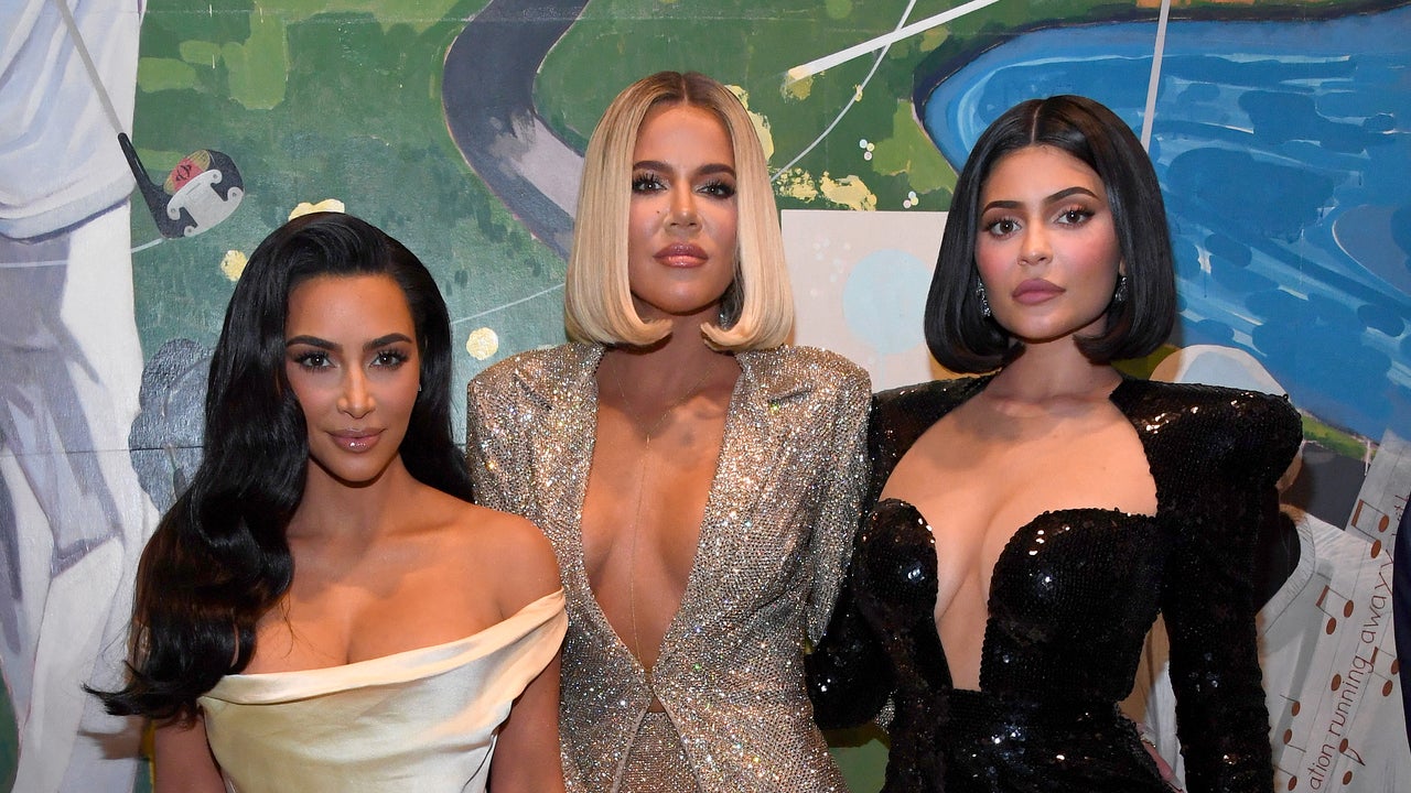 Kim Kardashian West, Khloe Kardashian, and Kylie Jenner attend Sean Combs 50th Birthday Bash