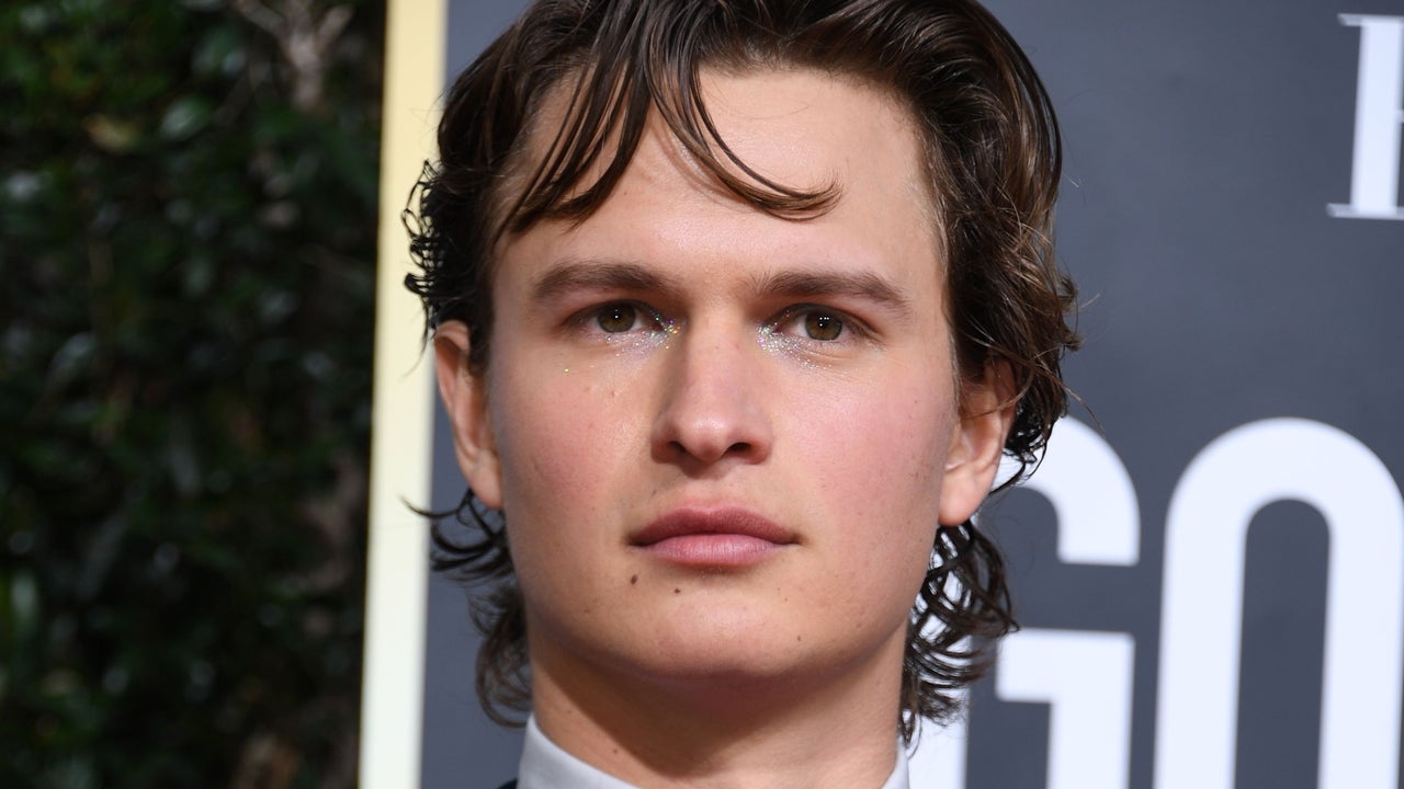 Ansel Elgort 2020 Golden Globes makeup