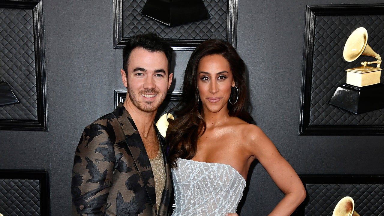 Kevin Jonas and Danielle Jonas at 2020 grammys