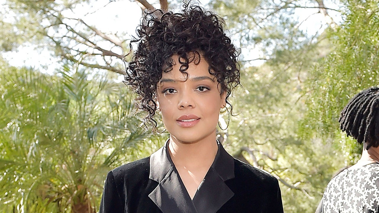 tessa thompson at oscar luncheon