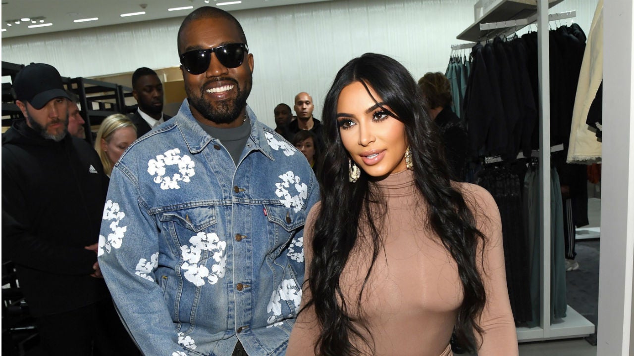 Kanye West and Kim Kardashian