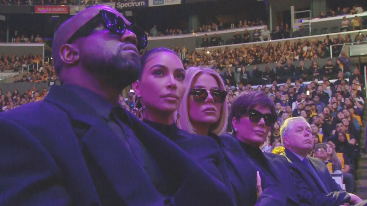 kardashians at kobe memorial