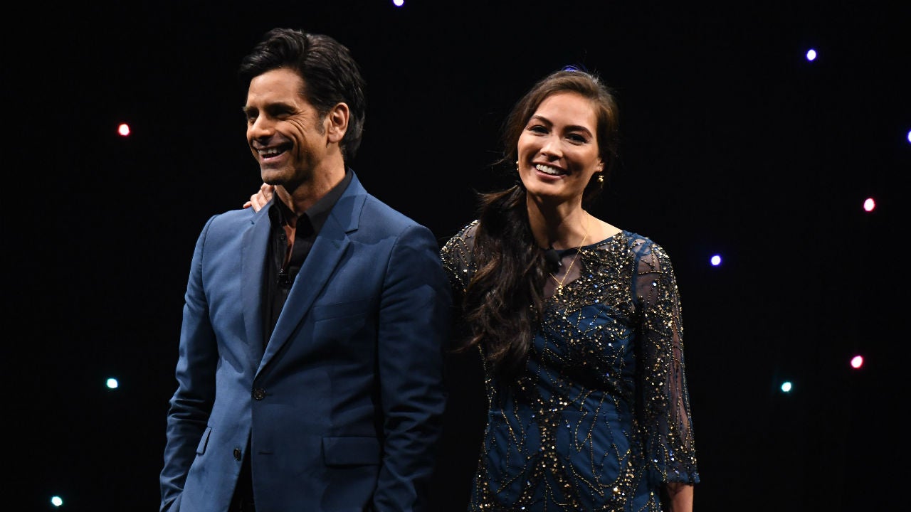 John Stamos and Caitlin McHugh