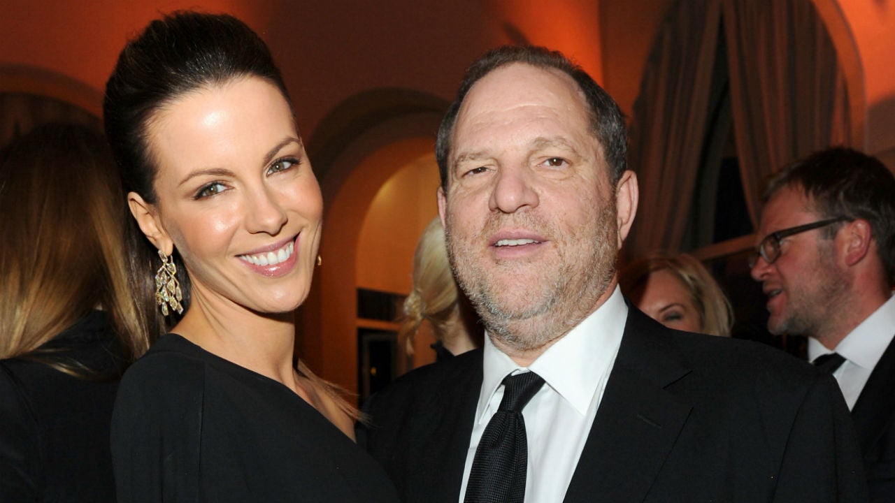 Kate Beckinsale and Harvey Weinstein