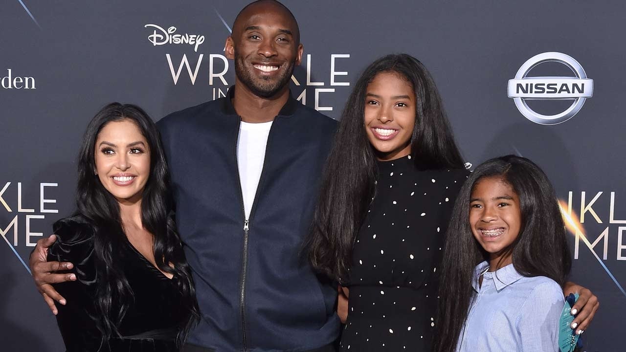 Vanessa Bryant, Kobe Bryant, Natalia Bryant and Gianna Bryant in Feb. 2018.