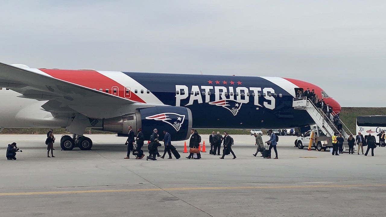 Patriots Plane