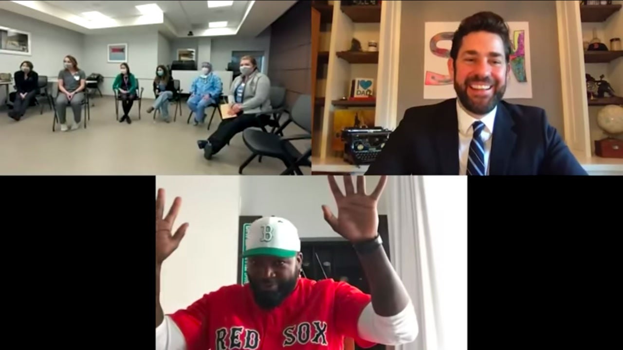 John Krasinski, David Ortiz, healthcare workers on 'SGN'