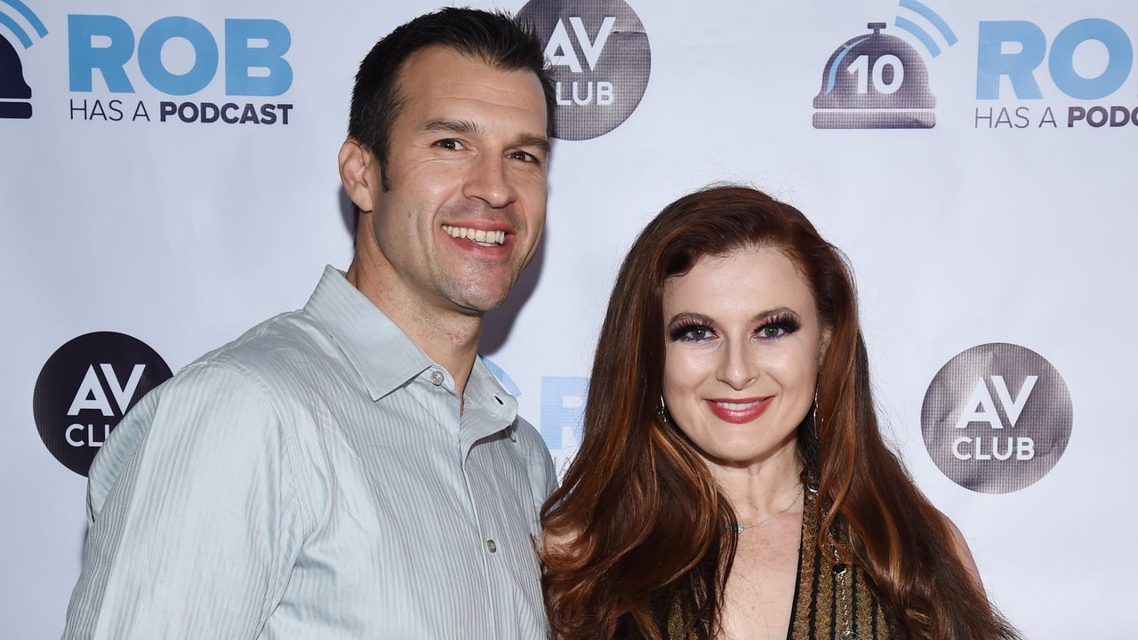 elevision personalities Brendon Villegas (L) and Rachel Reilly attend the Rob Has A Podcast's Viewing Party of CBS' "Survivor 40: Winners At War" at Busby's East