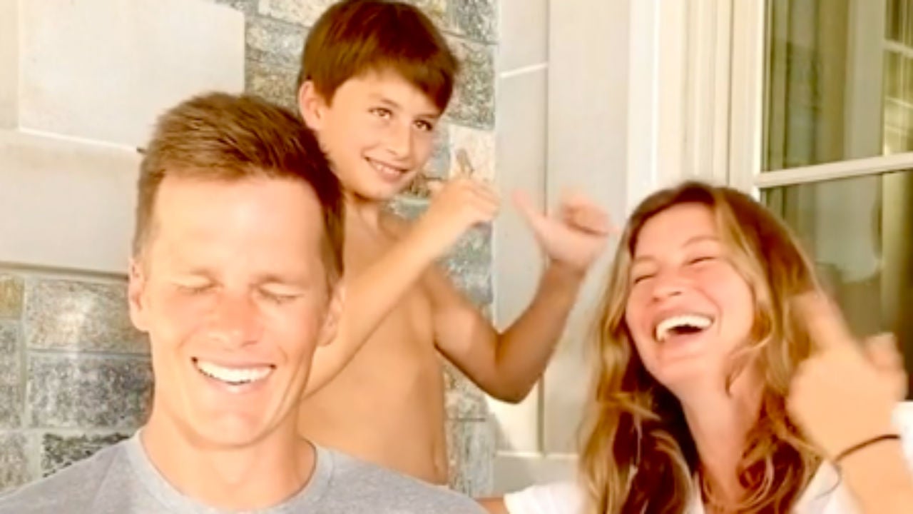 Tom Brady and Gisele Bundchen's Son Hilariously Crashes Their TikTok  Challenge