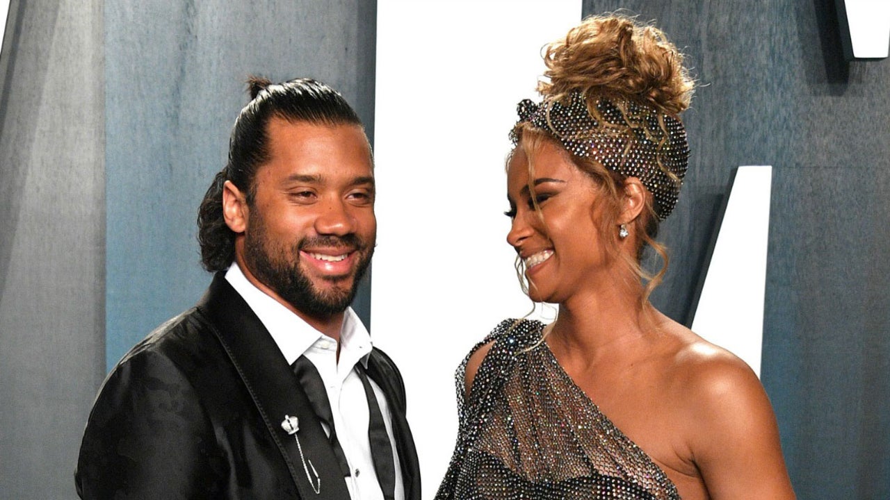 Ciara and Russell Wilson at VF oscar party 2020