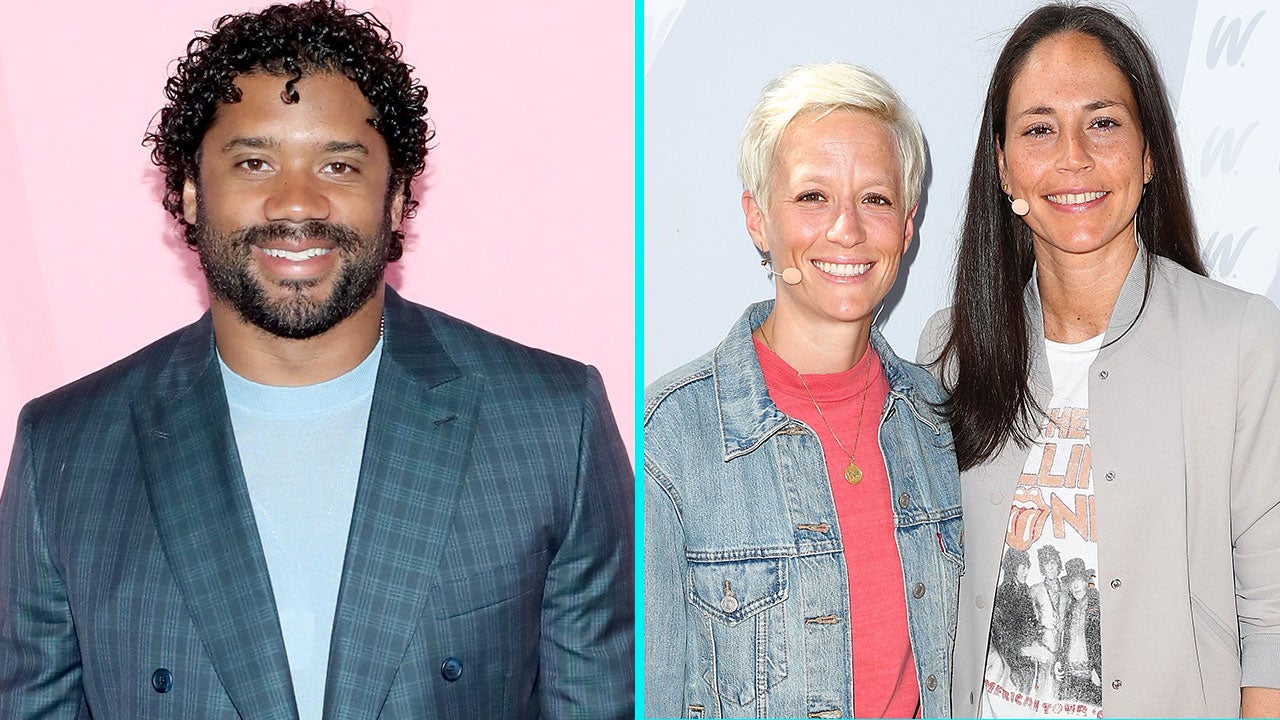 Russell Wilson, Megan Rapinoe and Sue Bird