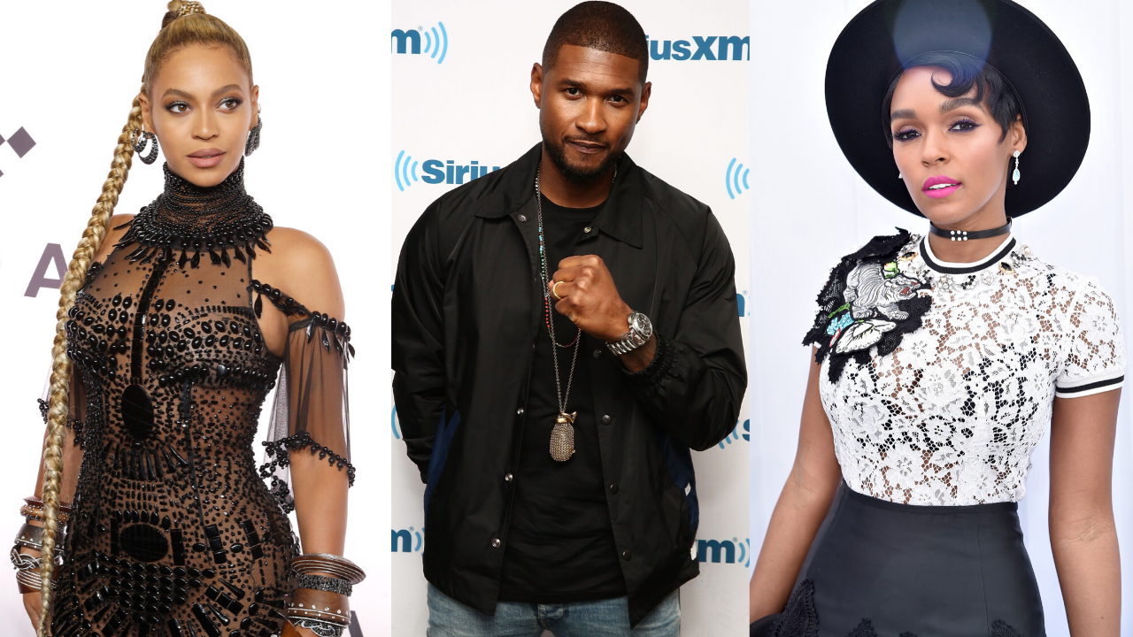 Beyonce, Usher, Janelle Monae