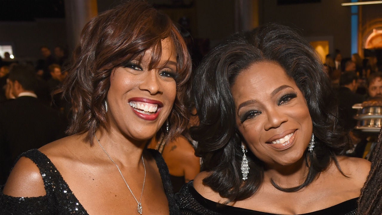Gayle King Calling Out Oprah Winfrey's Golden Globes Seat Next to