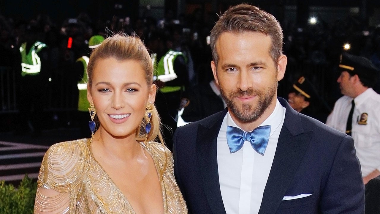 Blake Lively and Ryan Reynolds at 2017 met gala