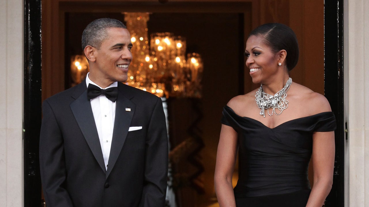 The obamas in london in 2011