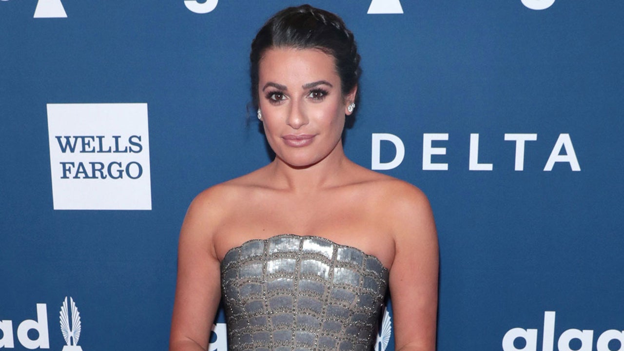 Lea Michele Breaks Bridal Rules And Wears Blue To Her Engagement