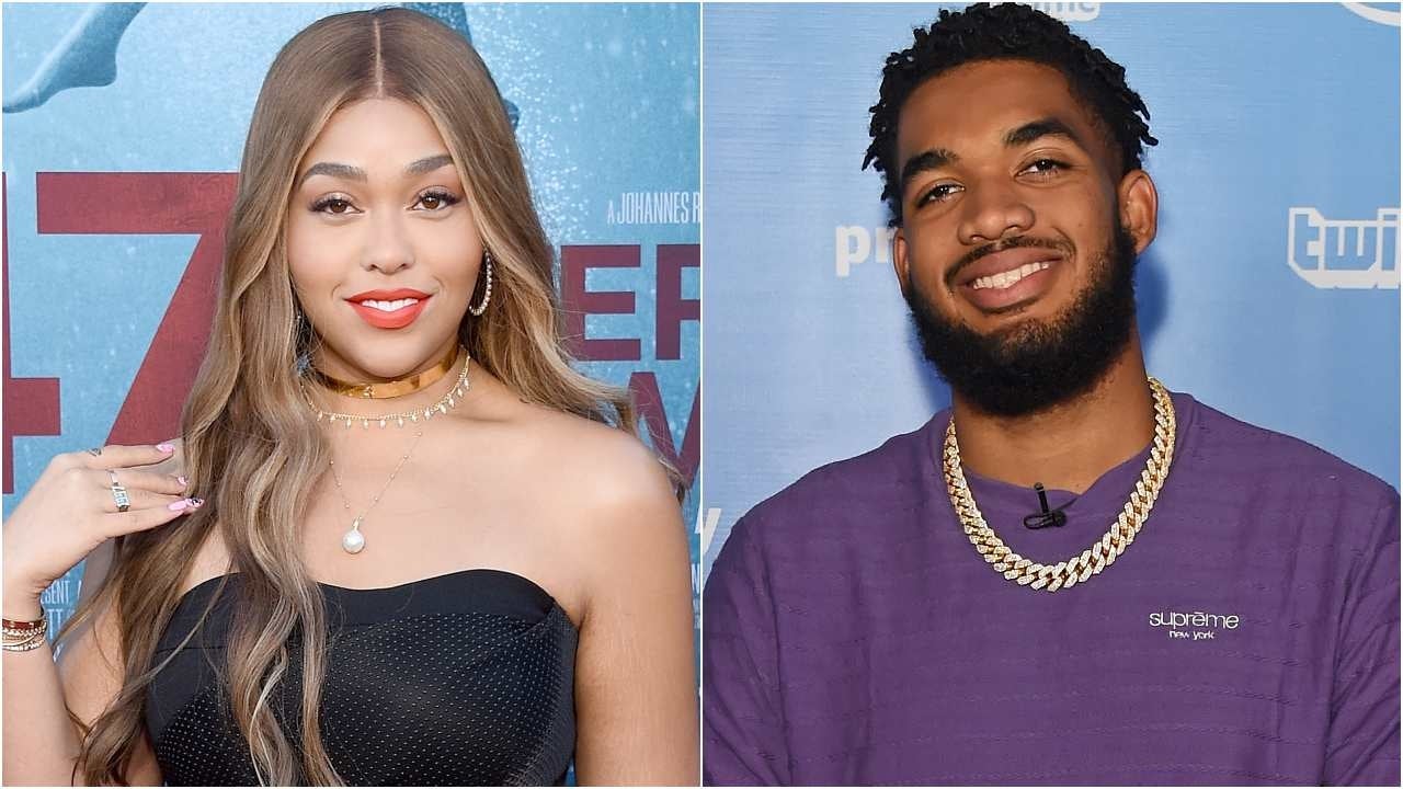 Jordyn Woods Karl-Anthony Towns Split