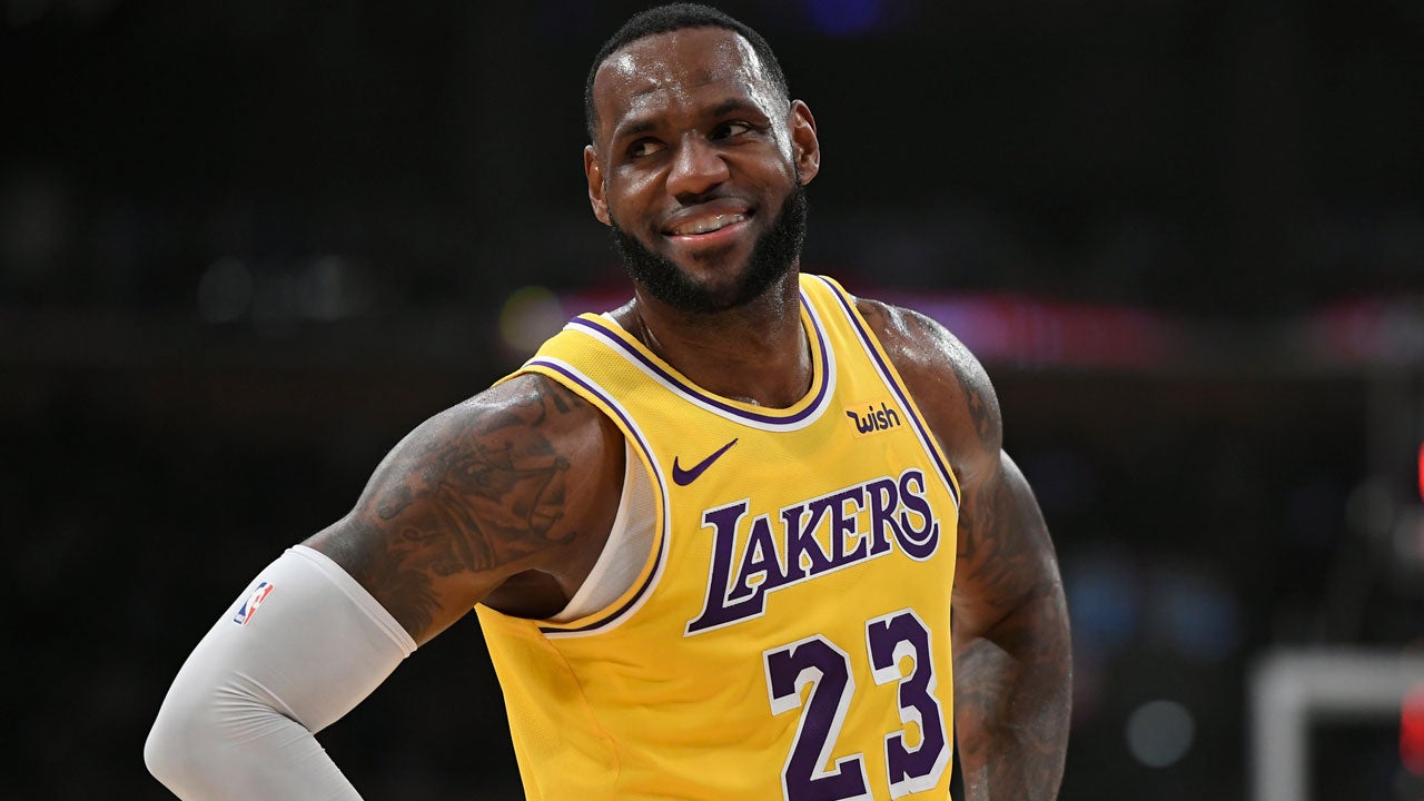 LeBron James Honors Kobe Bryants Legacy As Lakers Advance to NBA Finals for First Time Since 2010 Entertainment Tonight