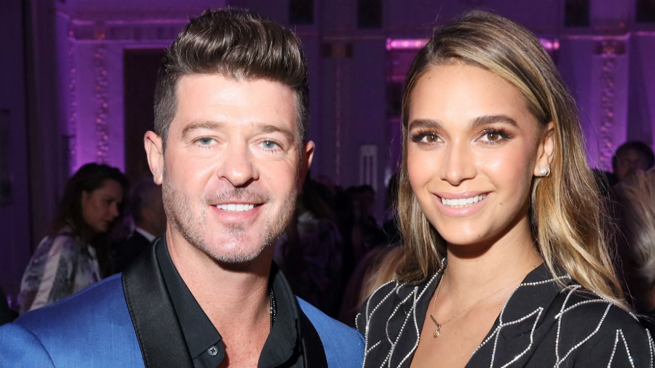 Robin Thicke and April Love Geary