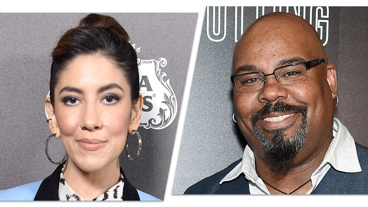 Stephanie Beatriz and James Monroe Iglehart