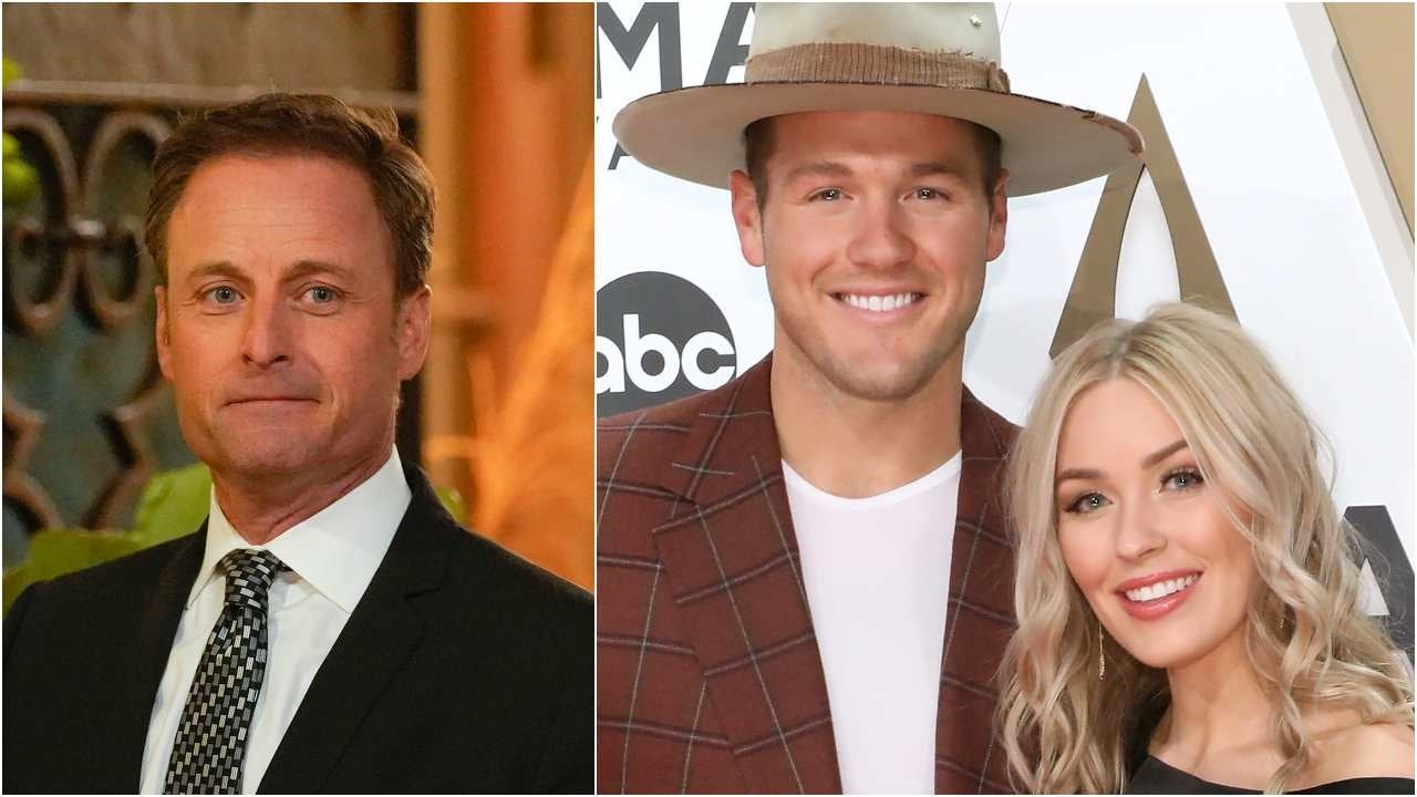 Chris Harrison Colton Underwood Cassie Randolph Split