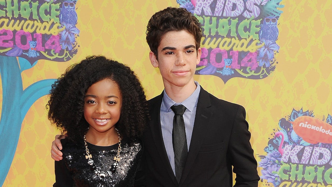 Skai Jackson and Cameron Boyce KCAs 2014