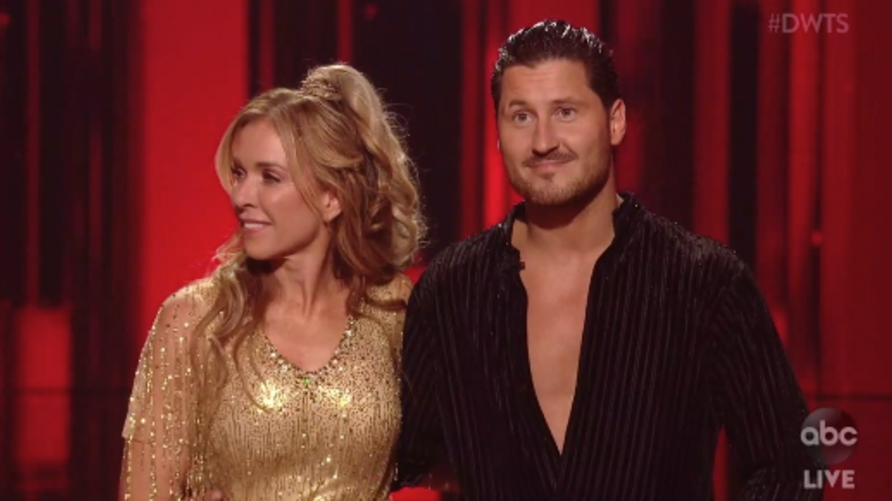 Monica Aldama and Val Chmerkovskiy DWTS