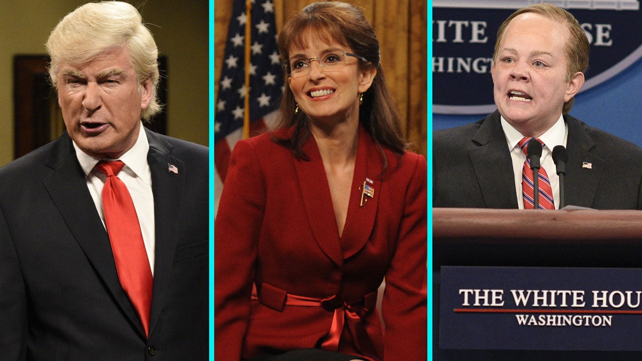 Alec Baldwin, Tina Fey and Melissa McCarthy on 'SNL'