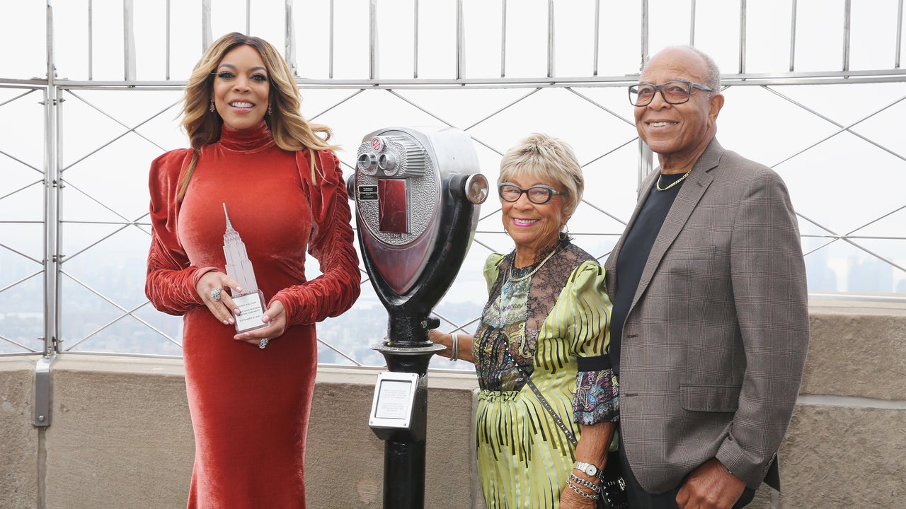 Television host, actress, author, fashion designer, and former radio personality, Wendy Williams, Shirley Williams and Thomas Williams Sr. visit The Empire State Building on September 18, 2017 in New York City.