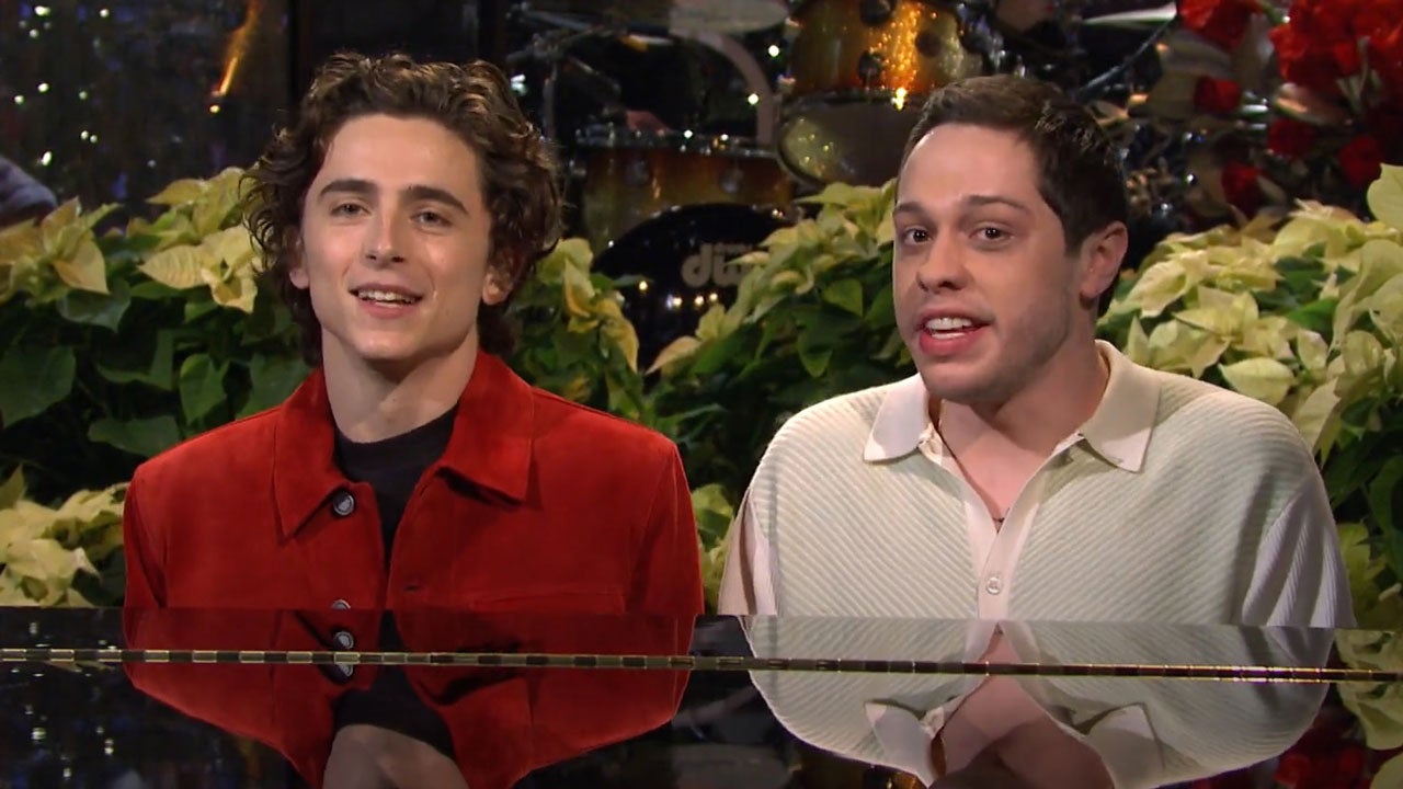 Timothée Chalamet and Pete Davidson