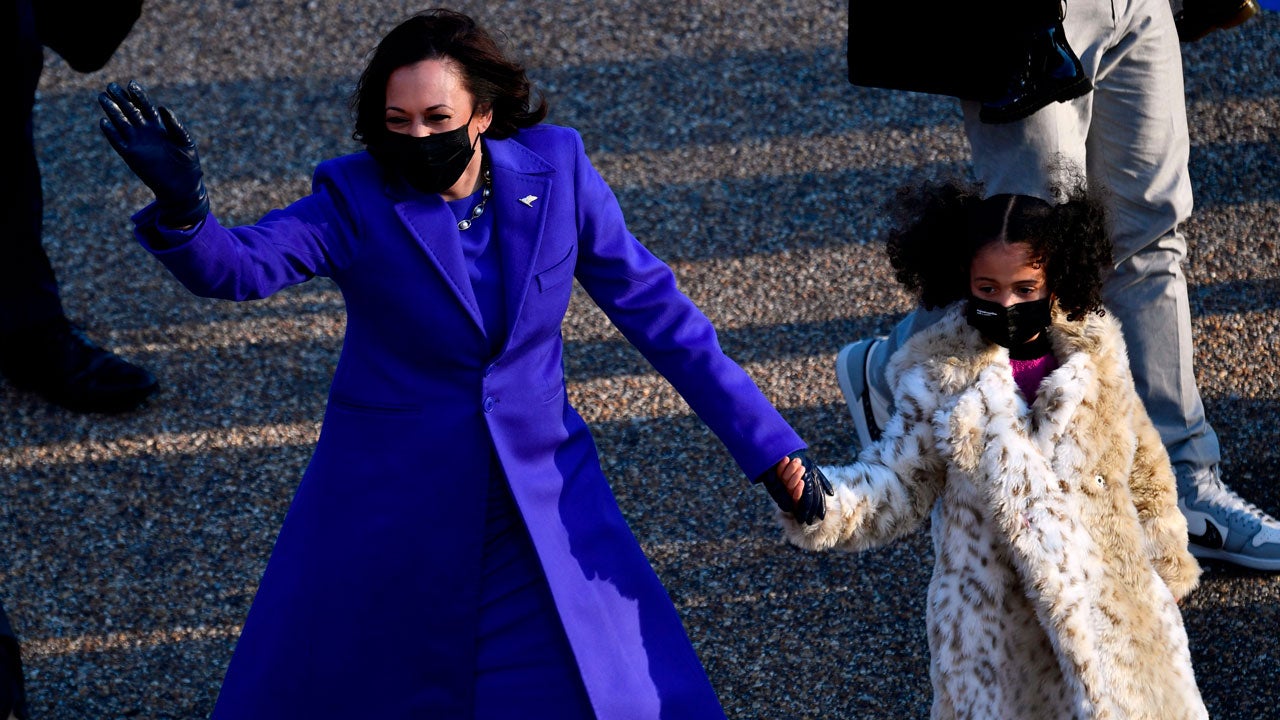 Vice President Kamala Harris and great-niece at the Inauguration