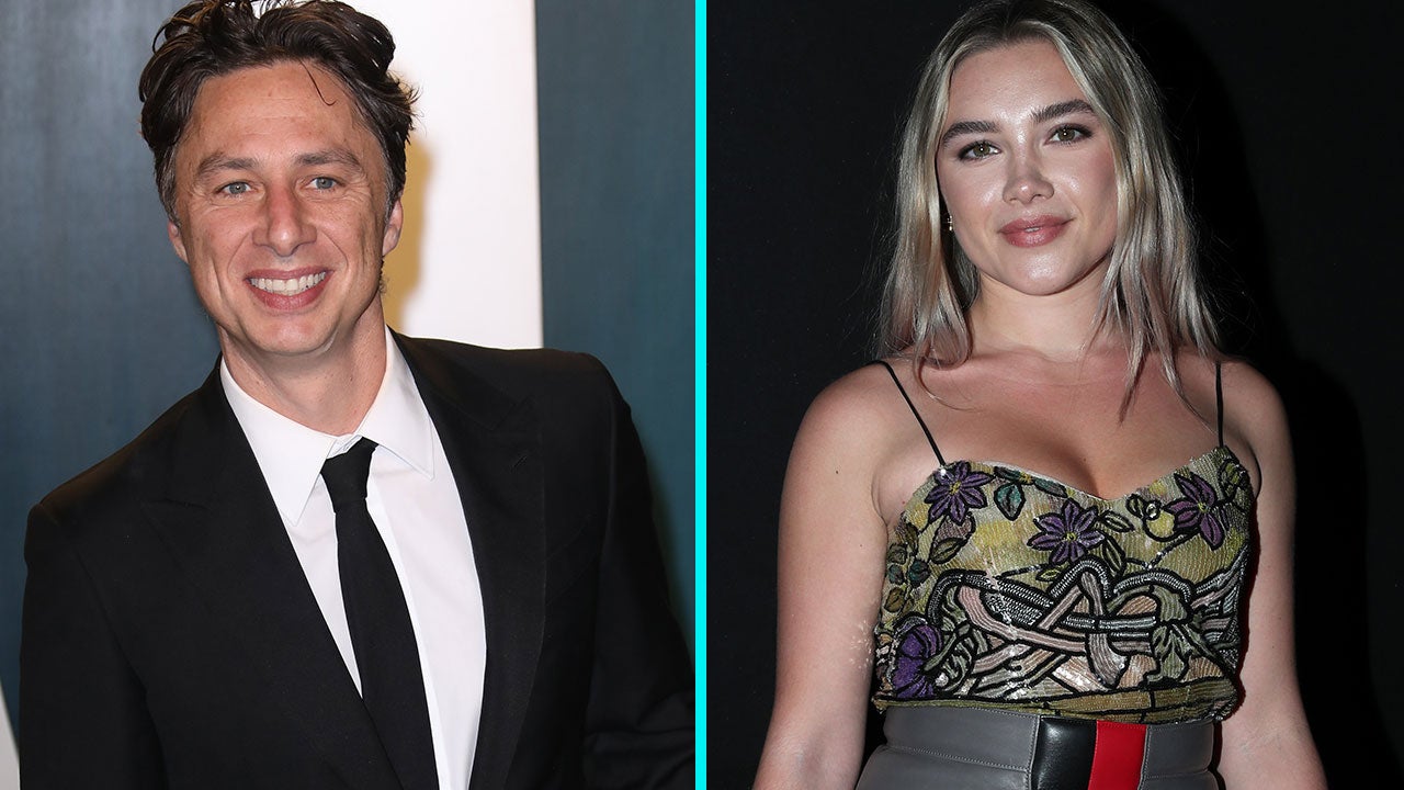 Zach Braff and Florence Pugh