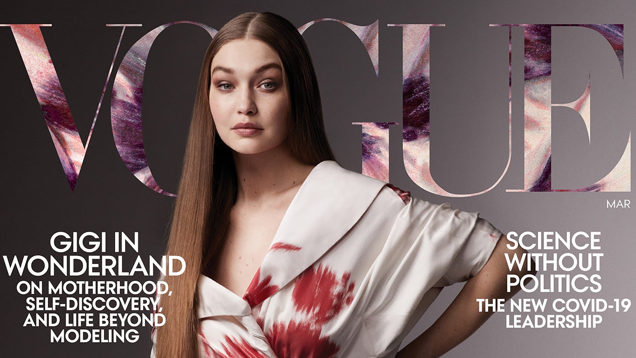 Gigi Hadid covers Vogue's March 2021 issue.