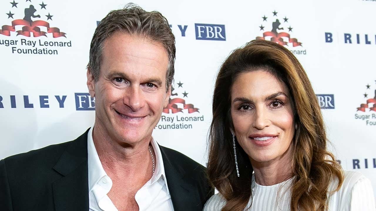 Rande Gerber and Cindy Crawford