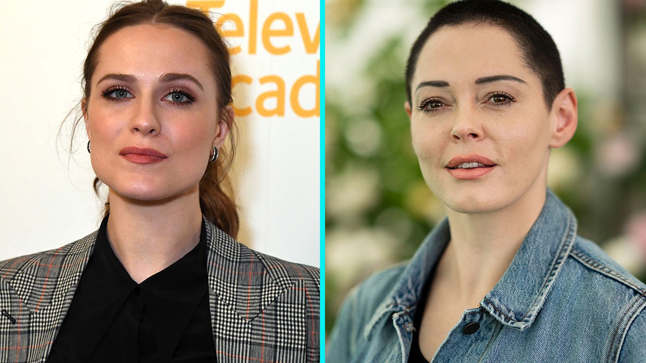 Evan Rachel Wood and Rose McGowan