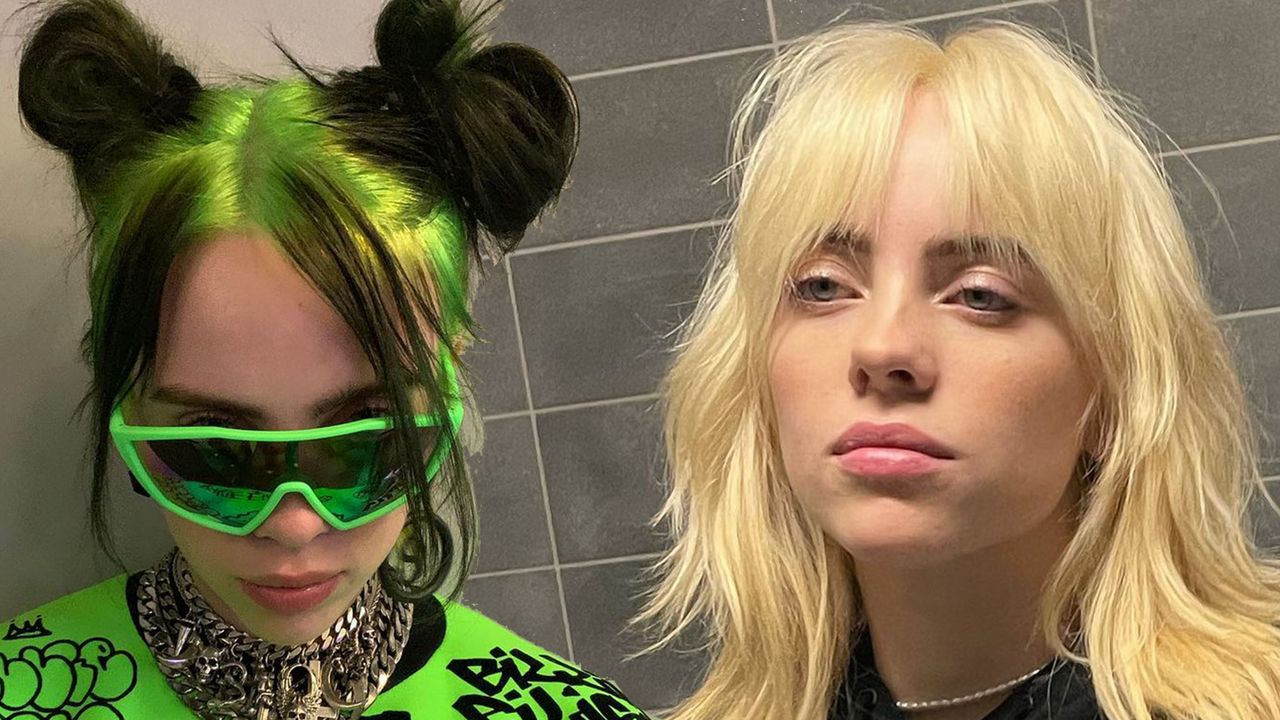 Billie Eilish Reveals Why She Hid Her Bleach Blonde Hair | Entertainment  Tonight