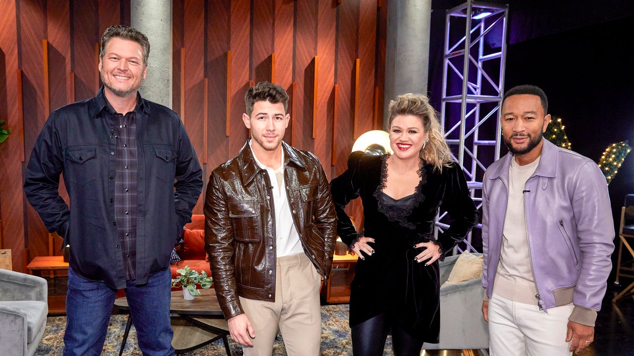 the voice season 20 nick jonas blake shelton kelly clarkson john legend