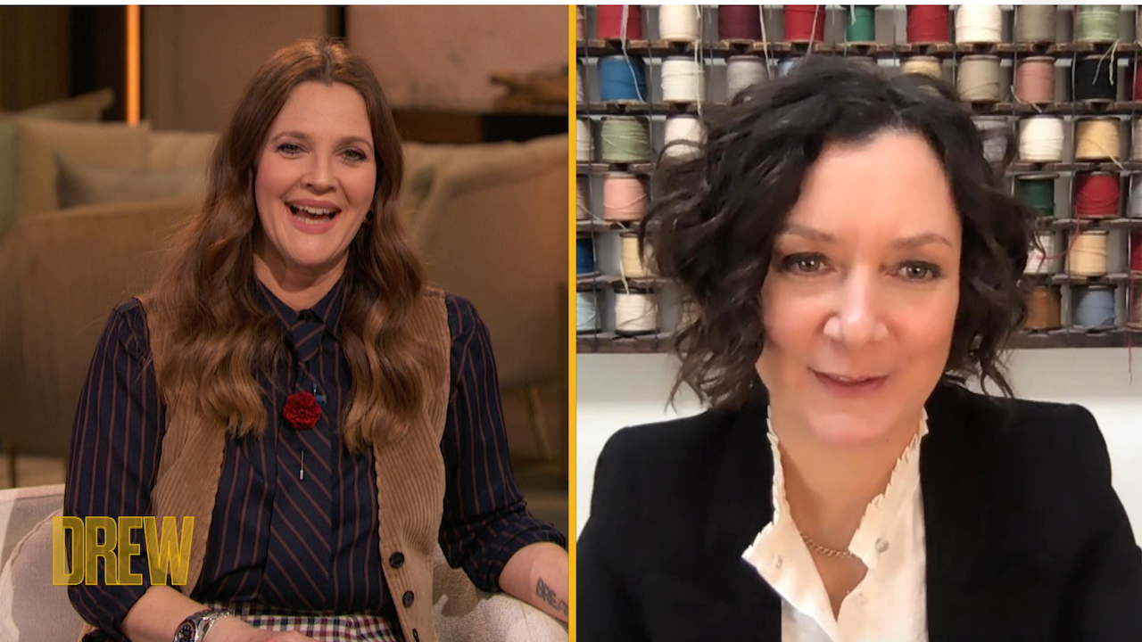 Drew Barrymore and Sara Gilbert