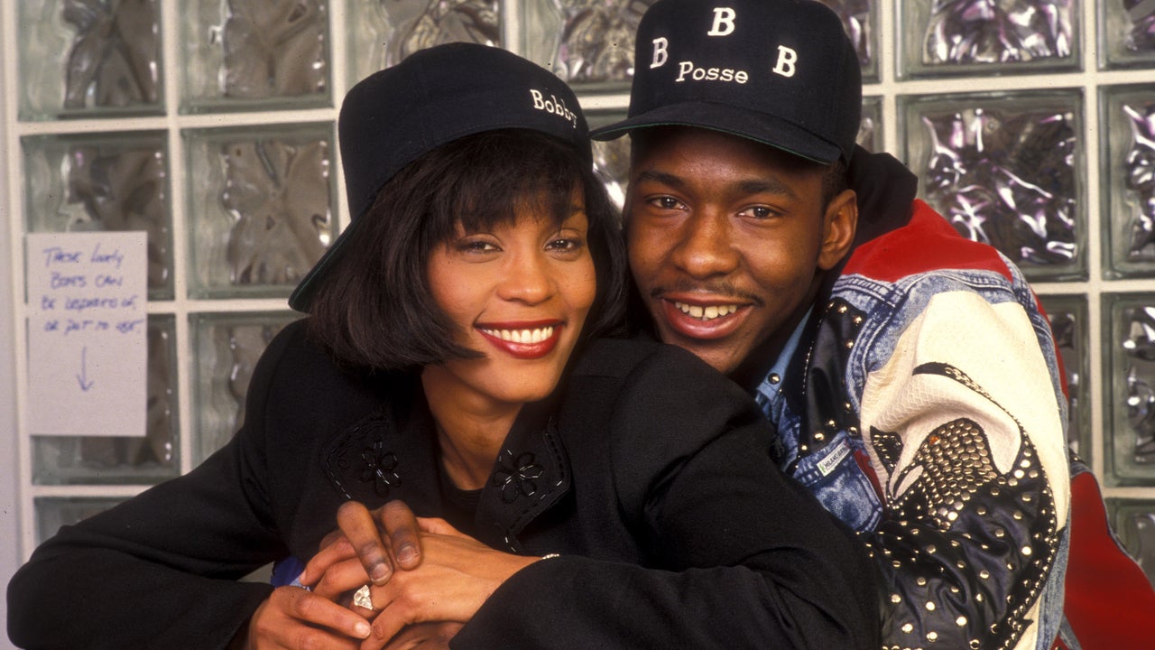 Whitney Houston and Bobby Brown