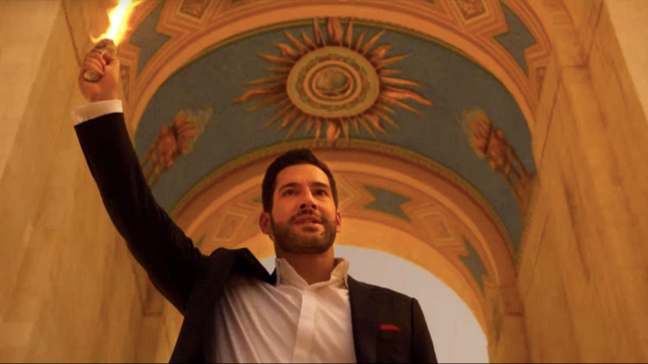 tom ellis as Lucifer in 5b