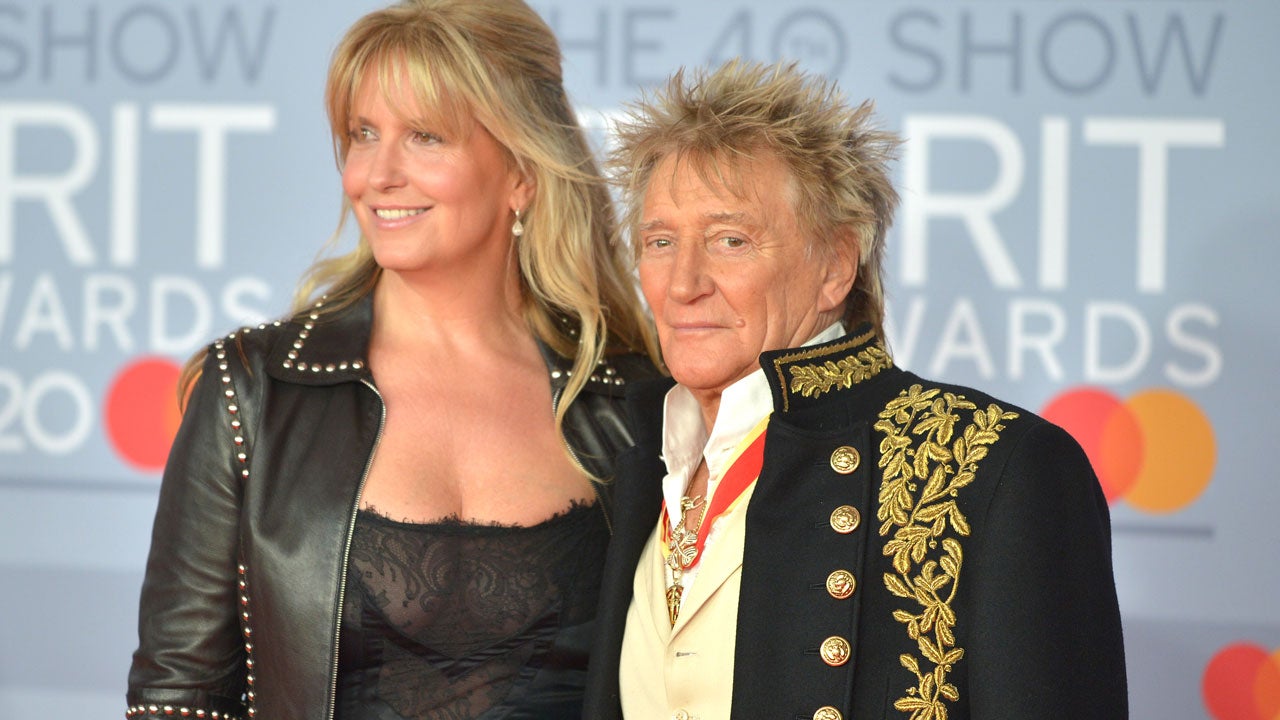 Rod Stewart and Penny Lancaster