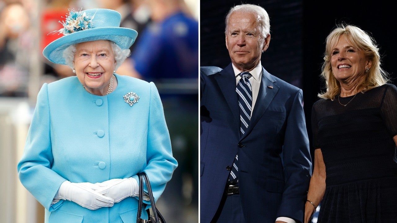 Queen Elizabeth and the Bidens