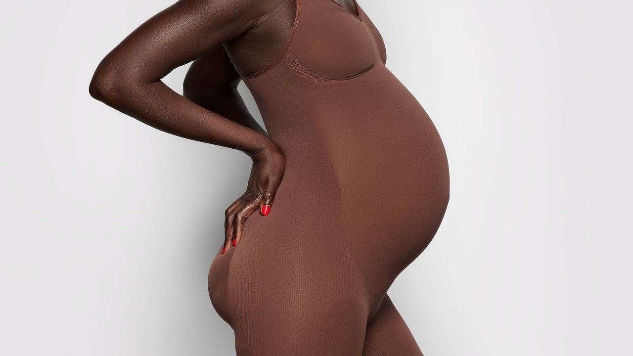 I'm pregnant and tried Kim Kardashian's Skims maternity line - I