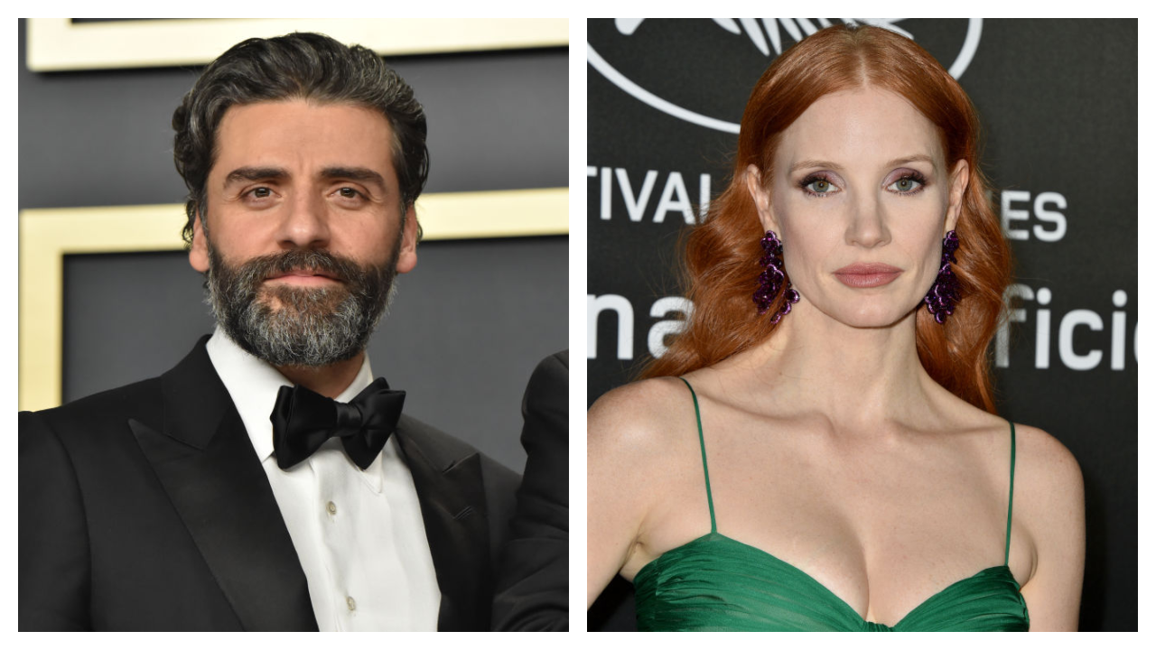 Oscar Isaac and Jessica Chastain